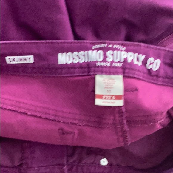 Mossimo Eggplant light weight Denim sz11 - Picture 3 of 3